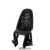 Детска седалка за велосипед Qibbel Air Maxi - черна, багажник, 22 кг
