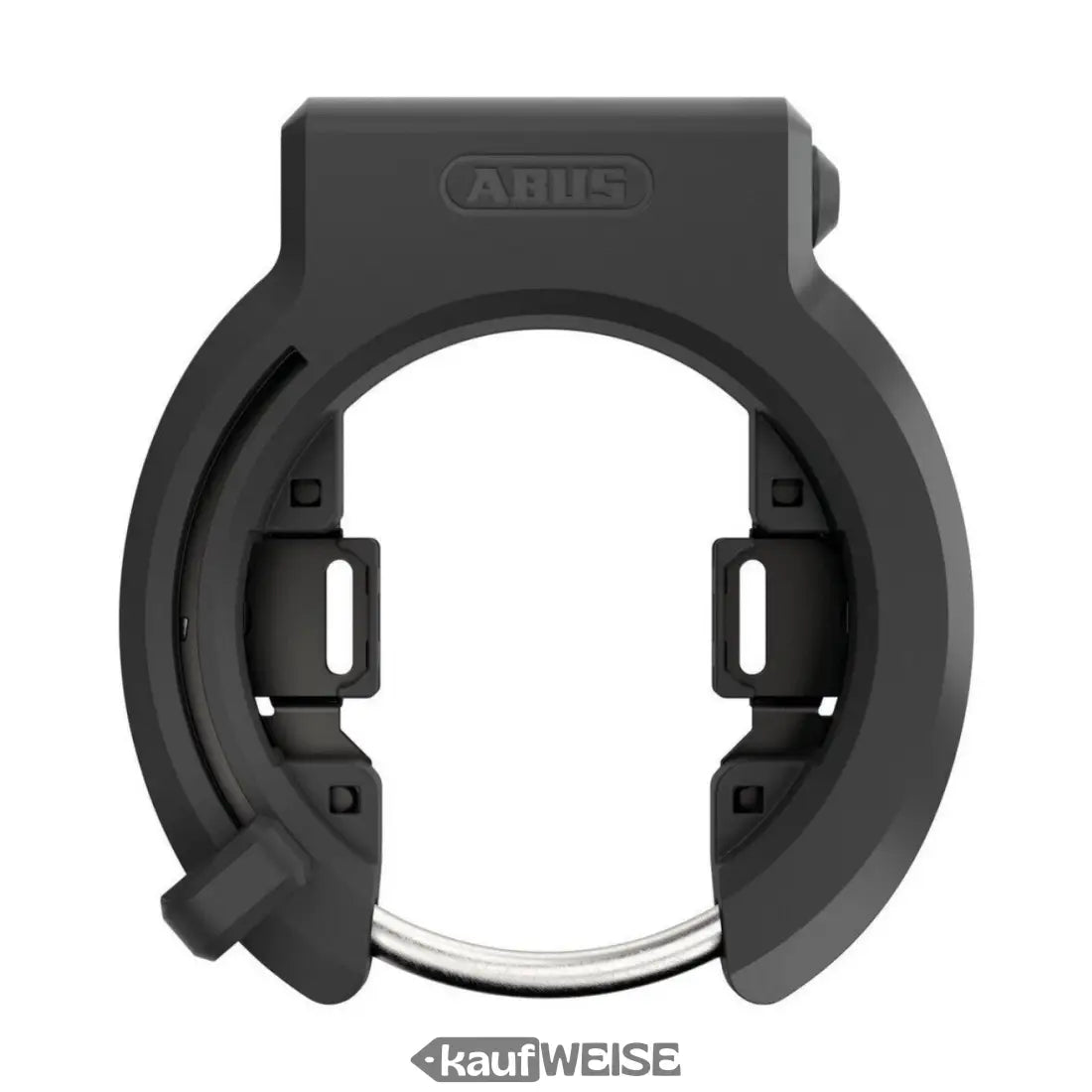 Schwarzes ABUS 6950M Granit XPlus Ringschloss mit Metallbügel für Fahrradschutz