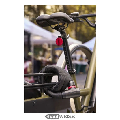 Schwarzes Fahrradkabelschloss ABUS Goose 6206K/110, 100cm, Level 7