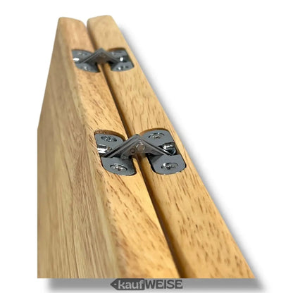 Klappbares DUTCH 3-in-1 Teak Schneidebrett XXL mit Holzstuhl-Design