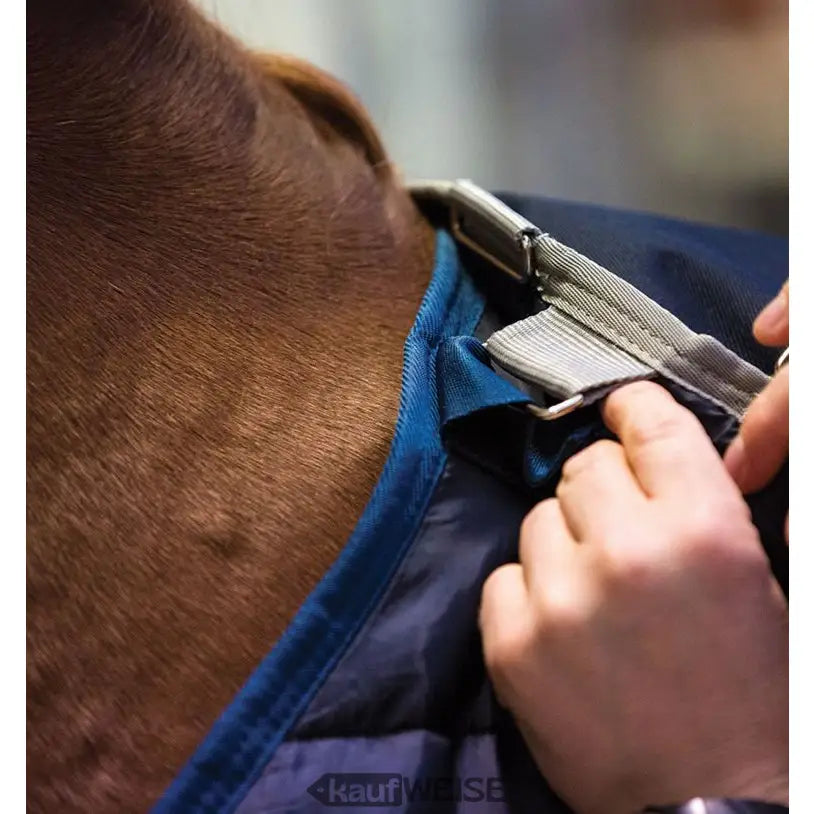 Blaue Steppdecke Pferdedecke 100g Horseware Liner Navy 155/206 cm