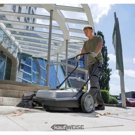 Kärcher KM 70/20 C | Професионална ръчна метачна машина | Отвътре и отвън | Филтър и ролка за метла | Сгъваема
