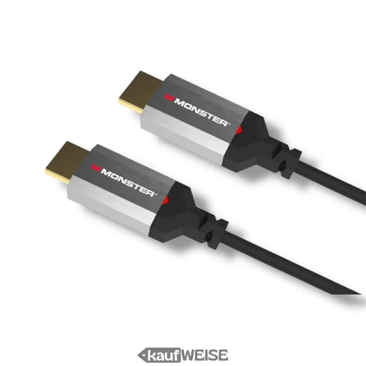 Monster Essentials HDMI кабел | 4K Ultra HD и 60Hz | 18Gbps висока скорост | V-Grip златни контакти