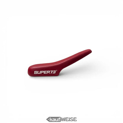 Roter Super73 Lenkergriff mit ergonomischem Design für ZG Sattel