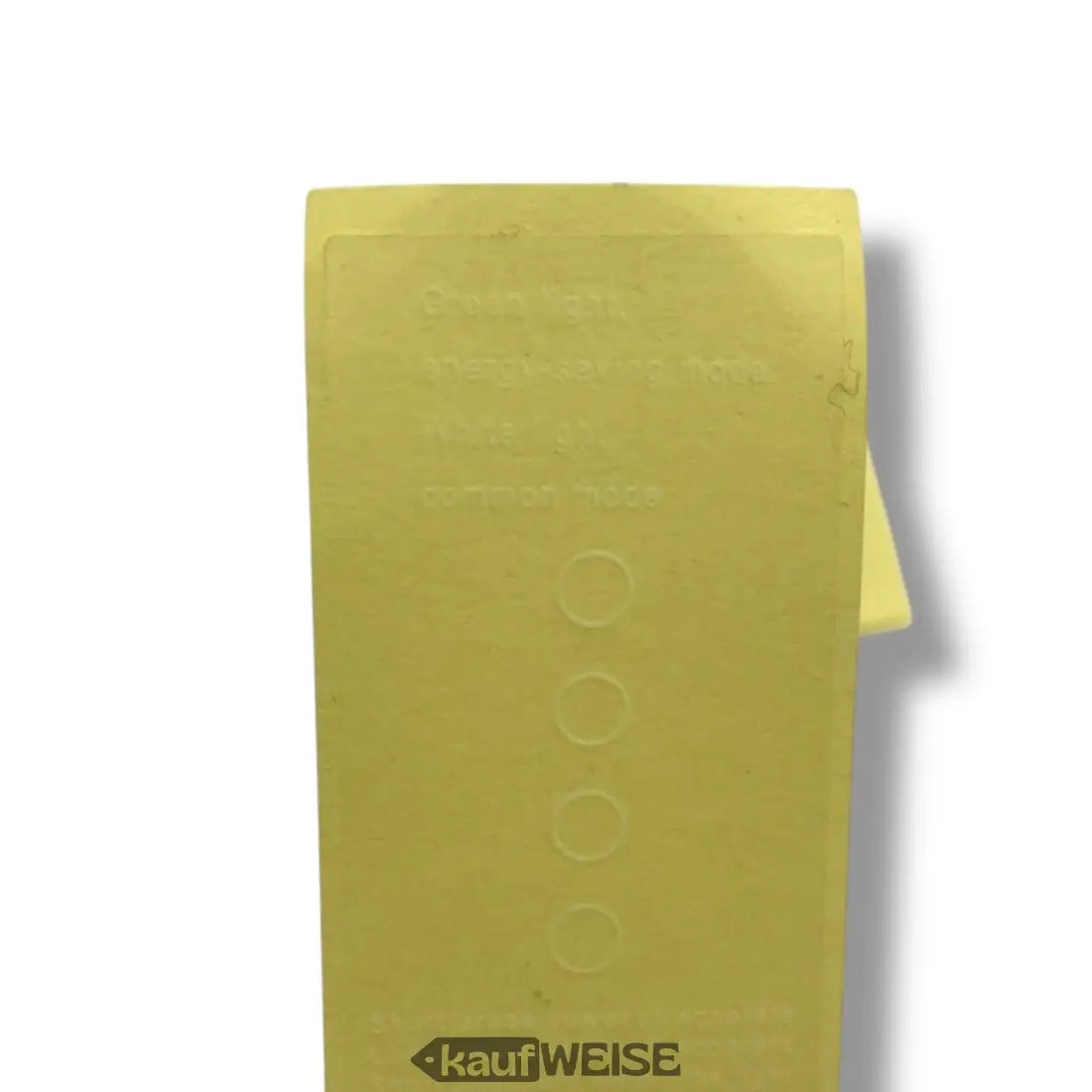 Xiaomi M365 schwarze Display-Schutz-Blende mit gelbem Notizblock