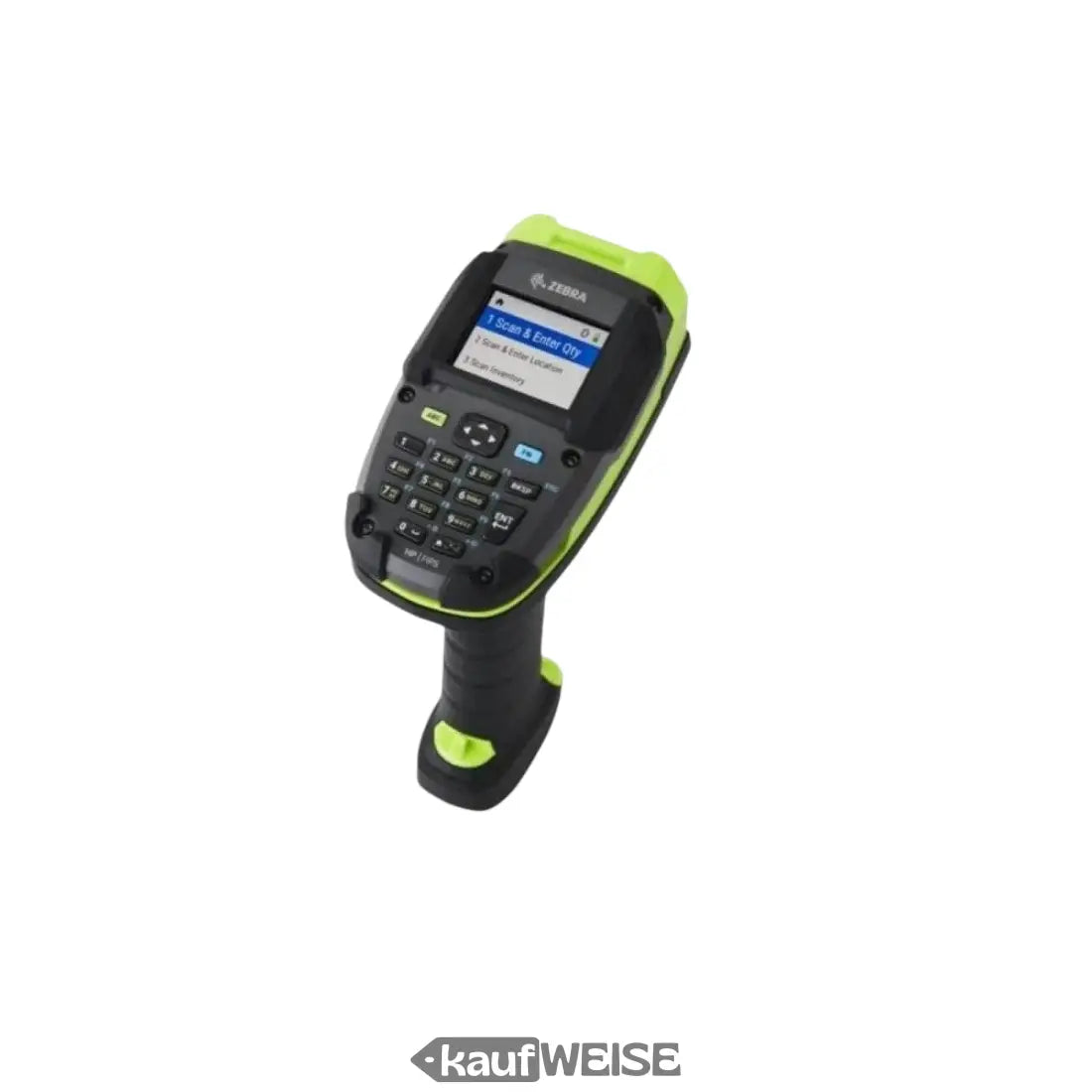 Schwarzer und grüner Handscanner Zebra DS3678-KD Bluetooth für Industrieanwendungen